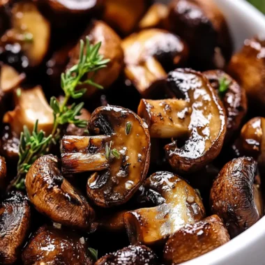 Roasted Mushrooms with Garlic and Balsamic