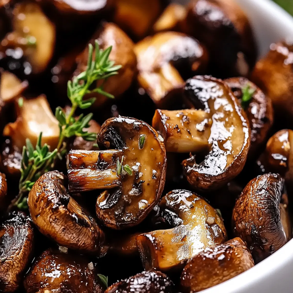 Roasted Mushrooms with Garlic and Balsamic