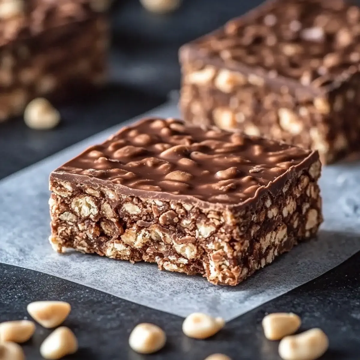 Keto Chocolate Crunch Bars
