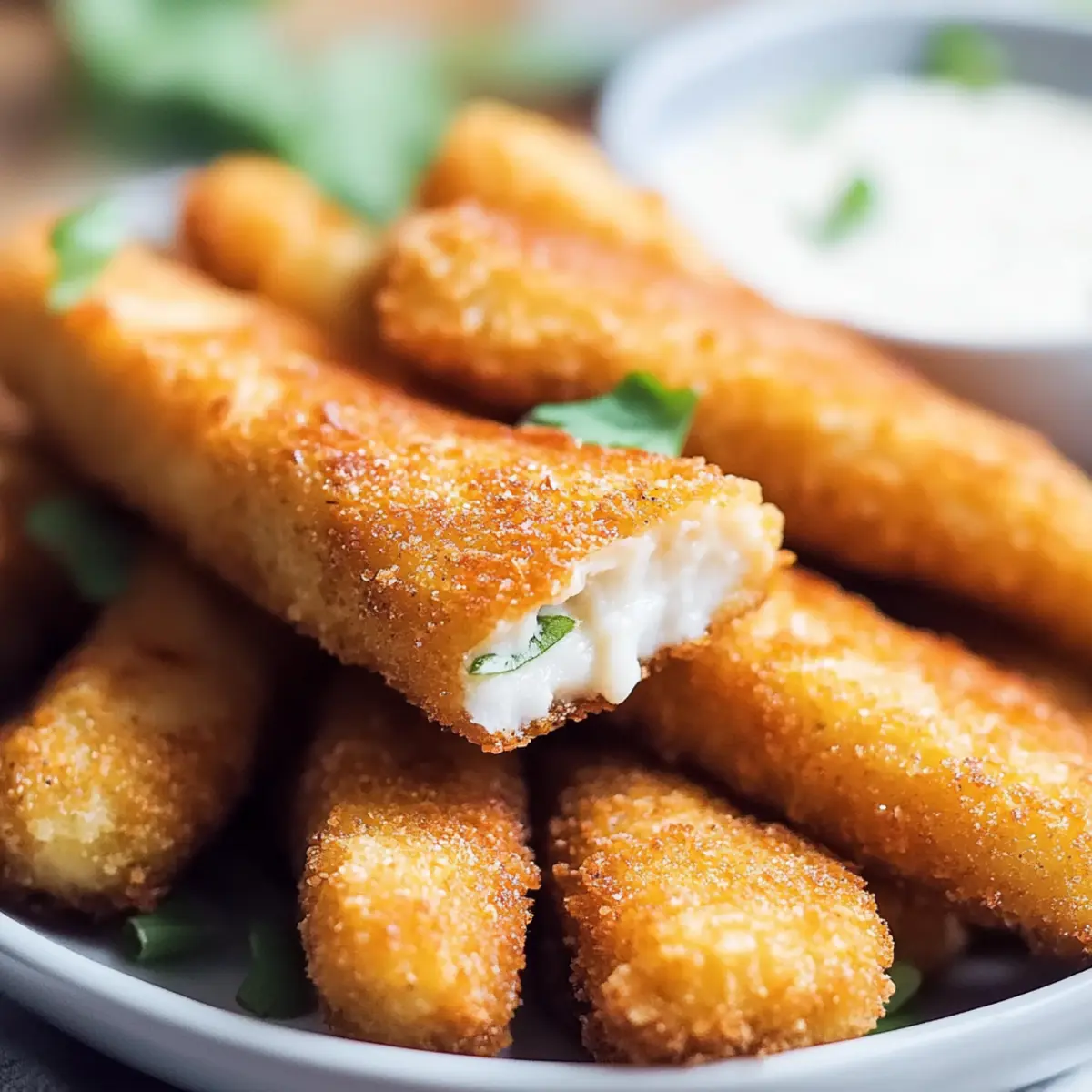 Crispy Vegan Fish Sticks