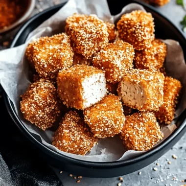 Crunchy Vegan Tofu Nuggets