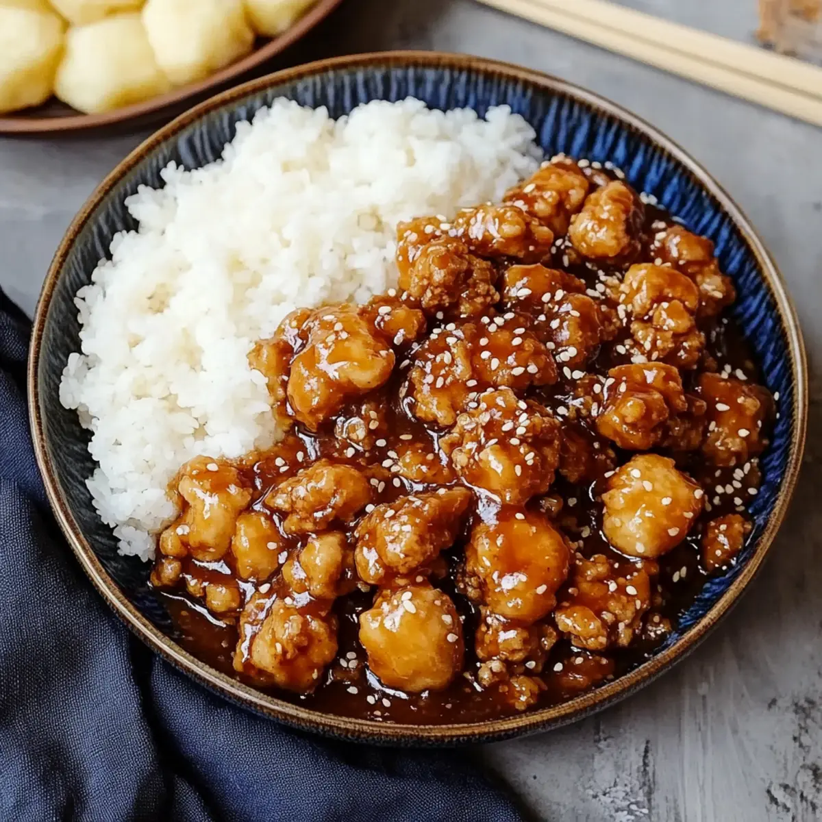 Ground General Tso’s Chicken