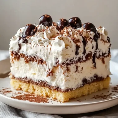 White Russian Poke Cake