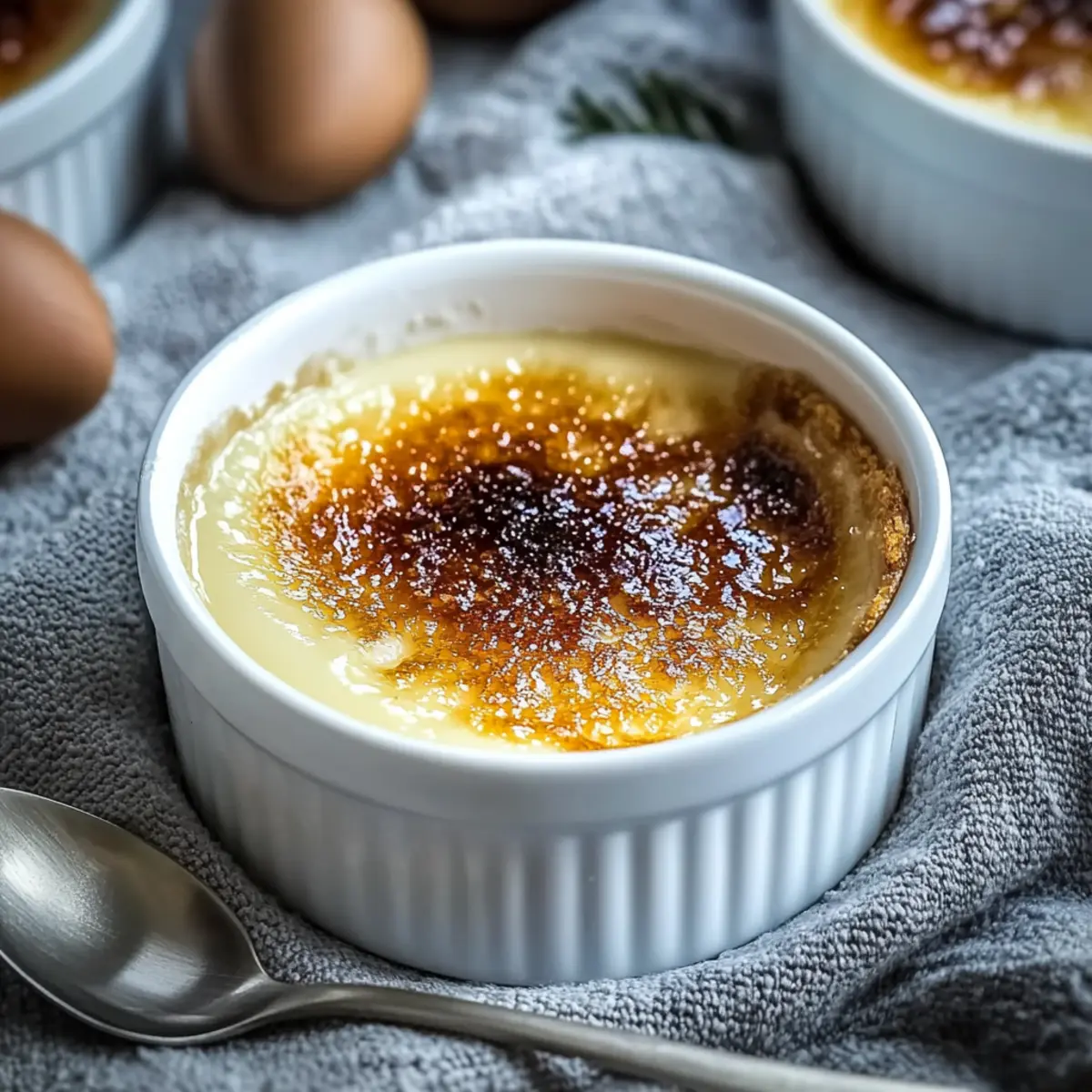 Eggnog Creme Brulee