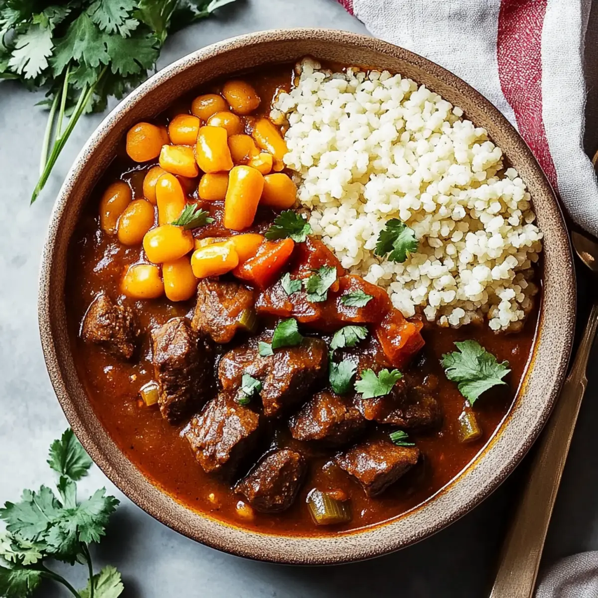 Chile Colorado Beef Stew
