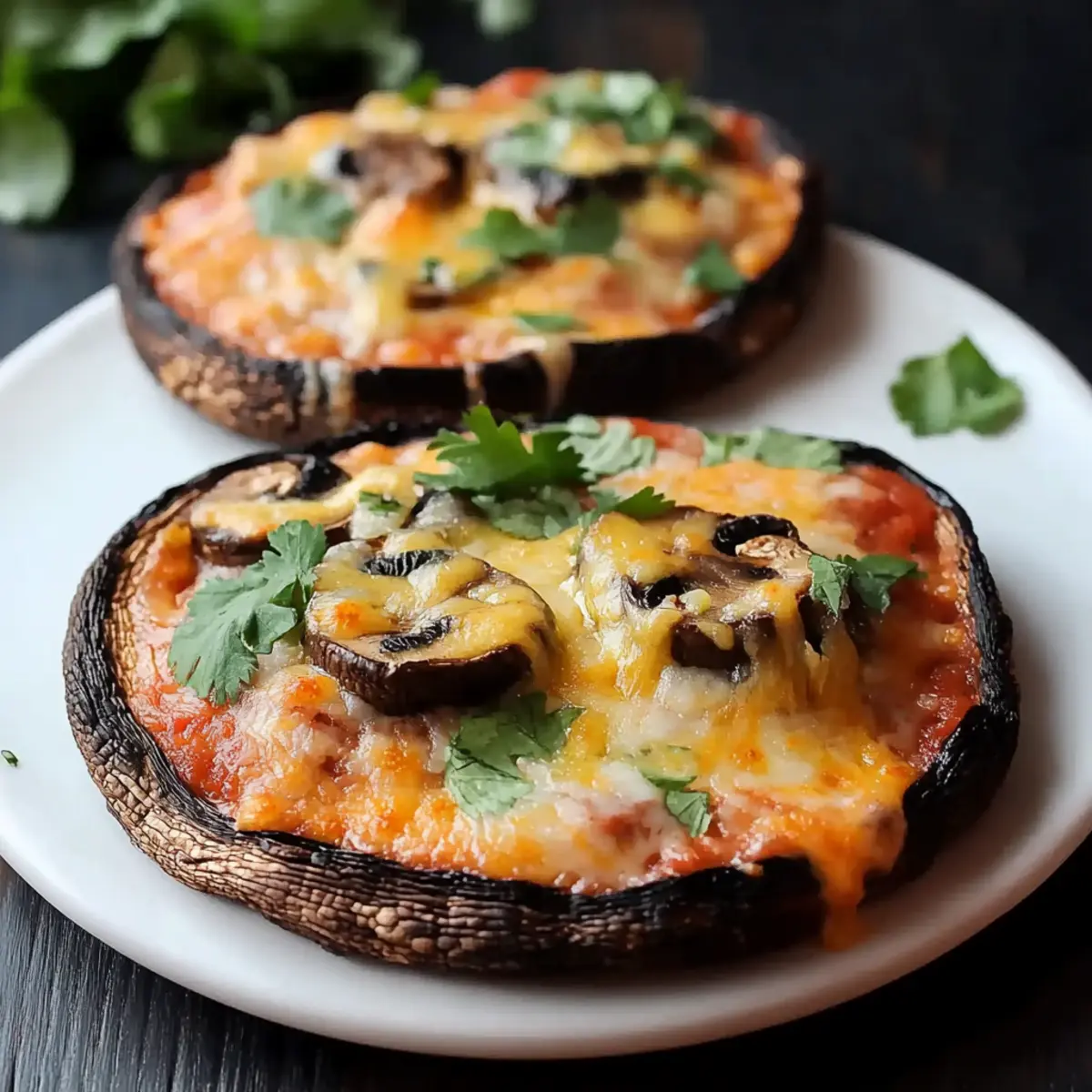 Mexican-style Portobello Mushroom Pizza