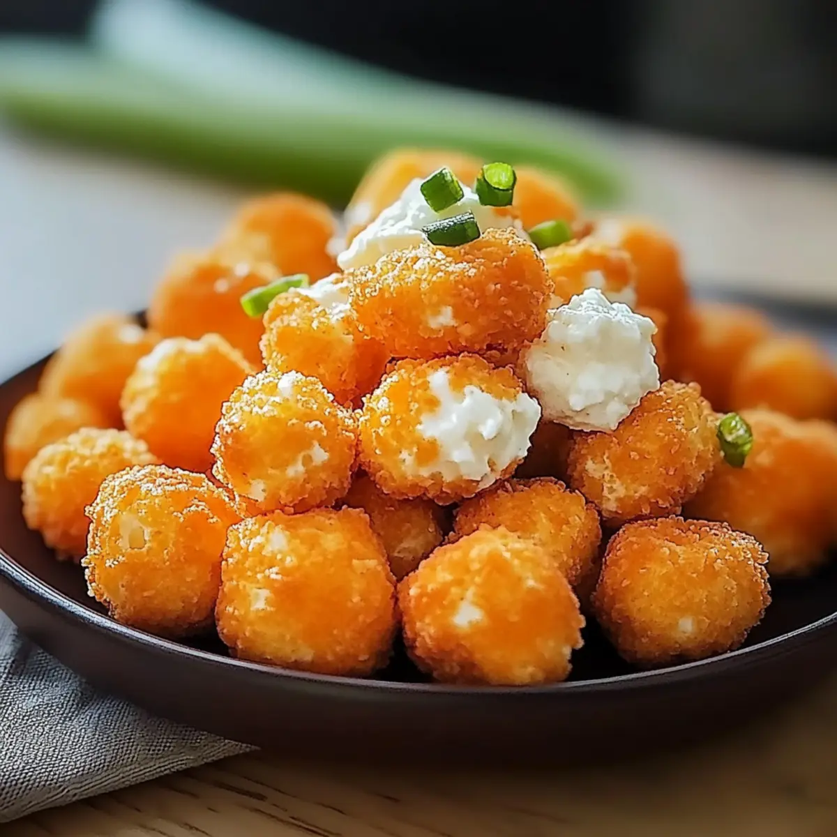 Buffalo-style Cottage Cheese Bites