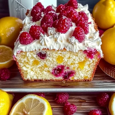 Moist Gluten-free Lemon and Raspberry Loaf Cake