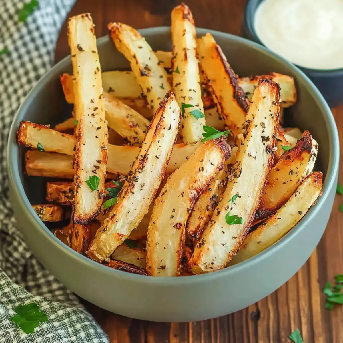 Crispy Kohlrabi Fries