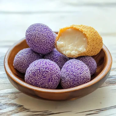 Filipino Ube Buchi