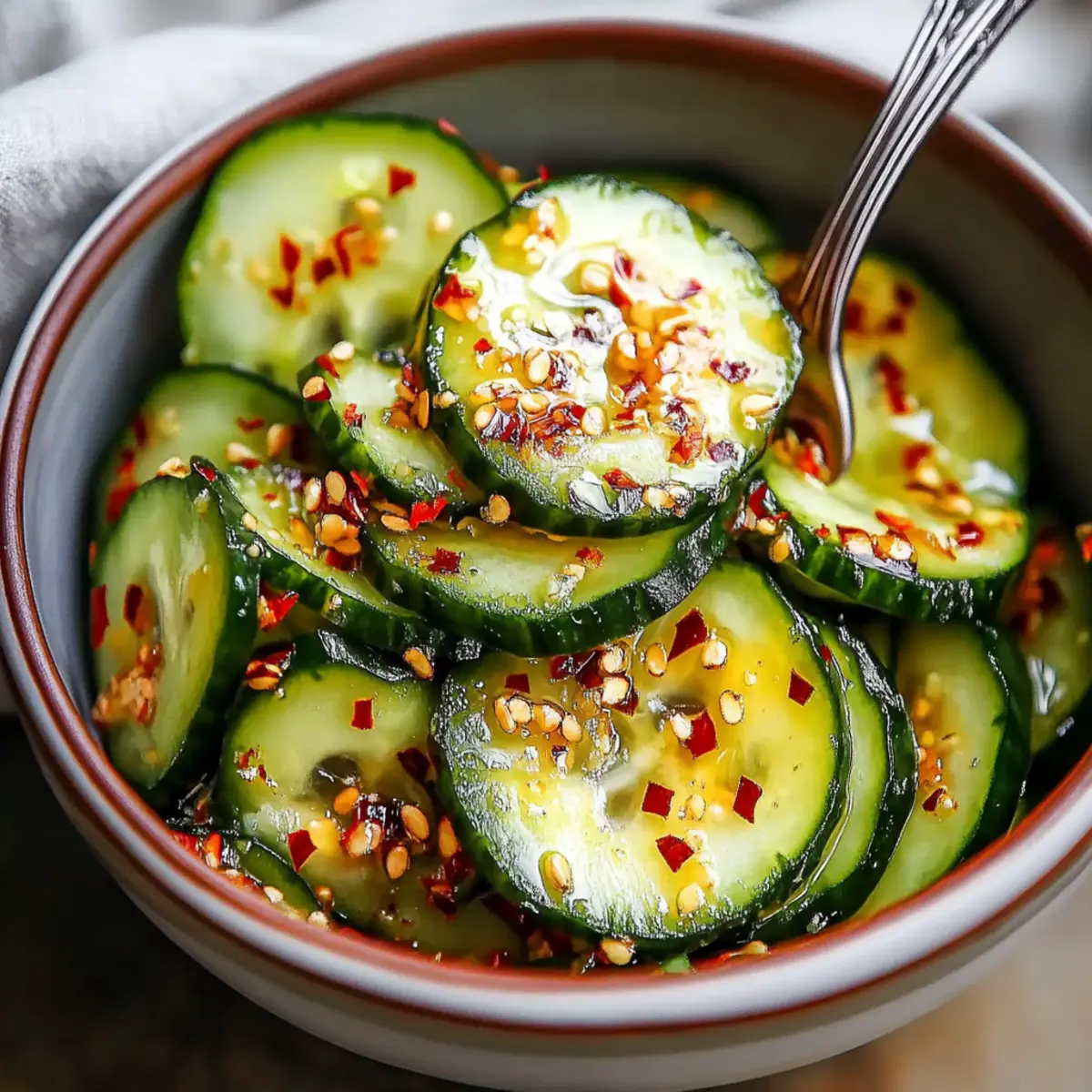 Zesty Korean Cucumber Salad