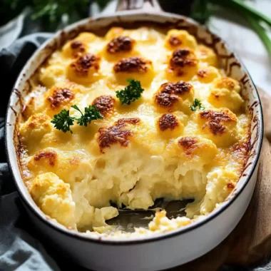 Cauliflower Cheese