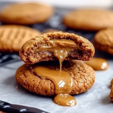 Vegan Biscoff Cookie Butter Stuffed Cookies