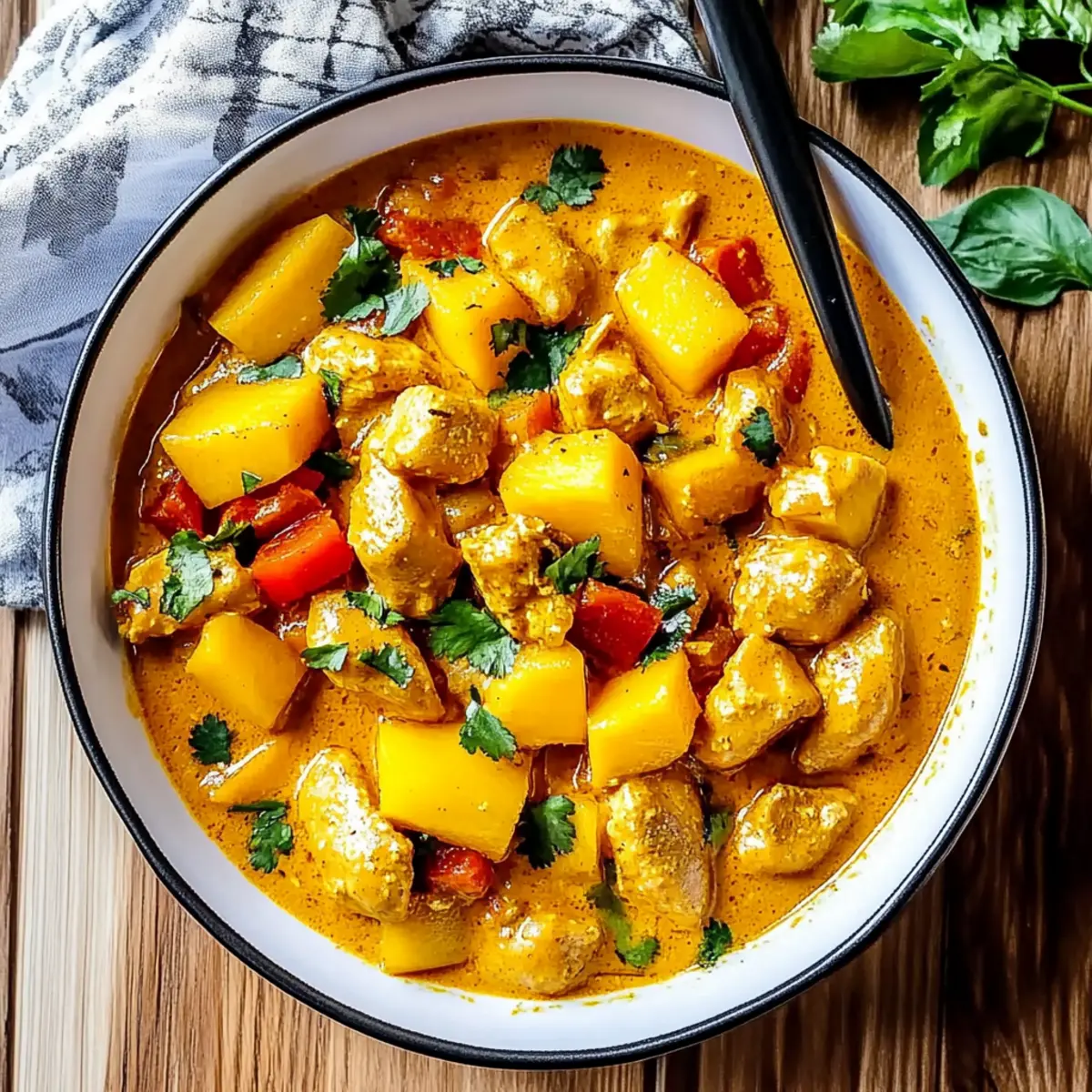 Tantalizing Mango Chicken Curry