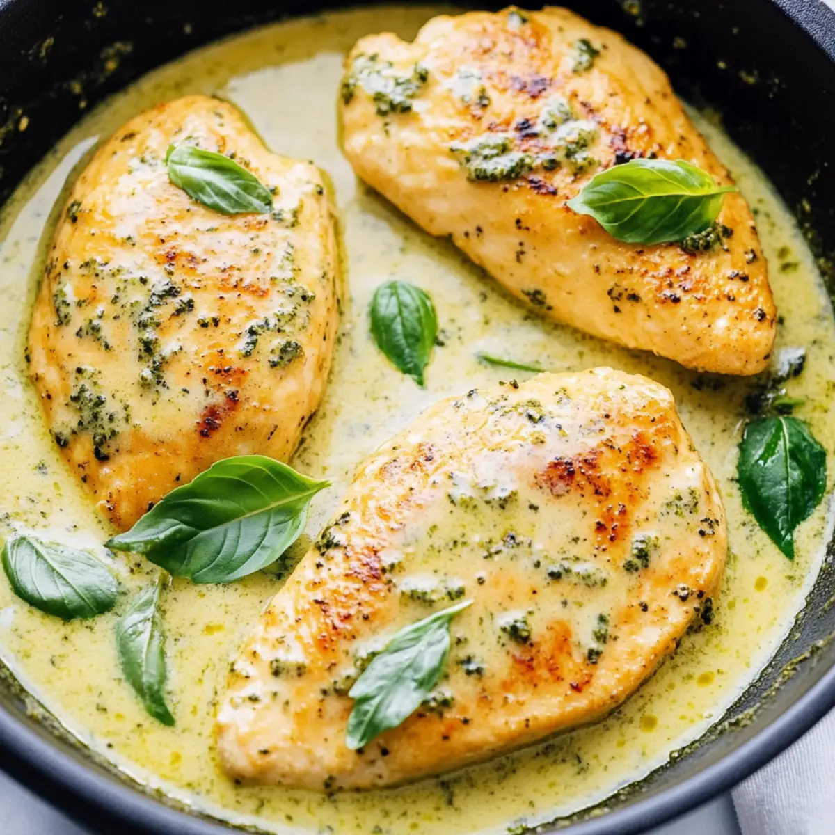Creamy Pesto Chicken