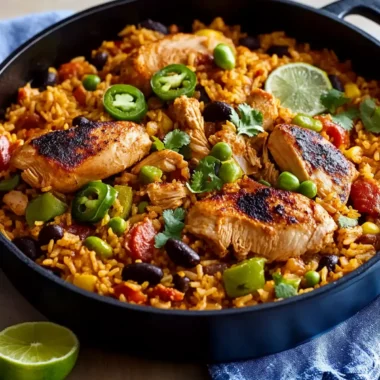 One Pot Mexican Chicken and Rice