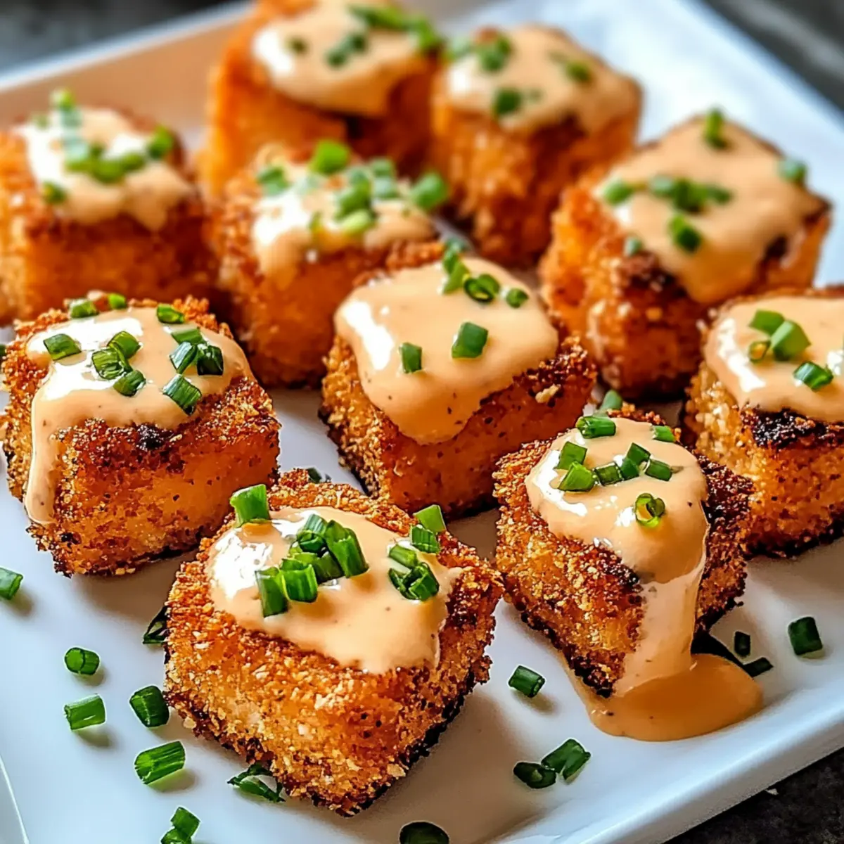 Crispy Bang Bang Salmon Bites