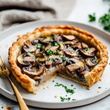 Vegan Mushroom Tart