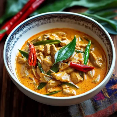 Savory Authentic Thai Panang Curry