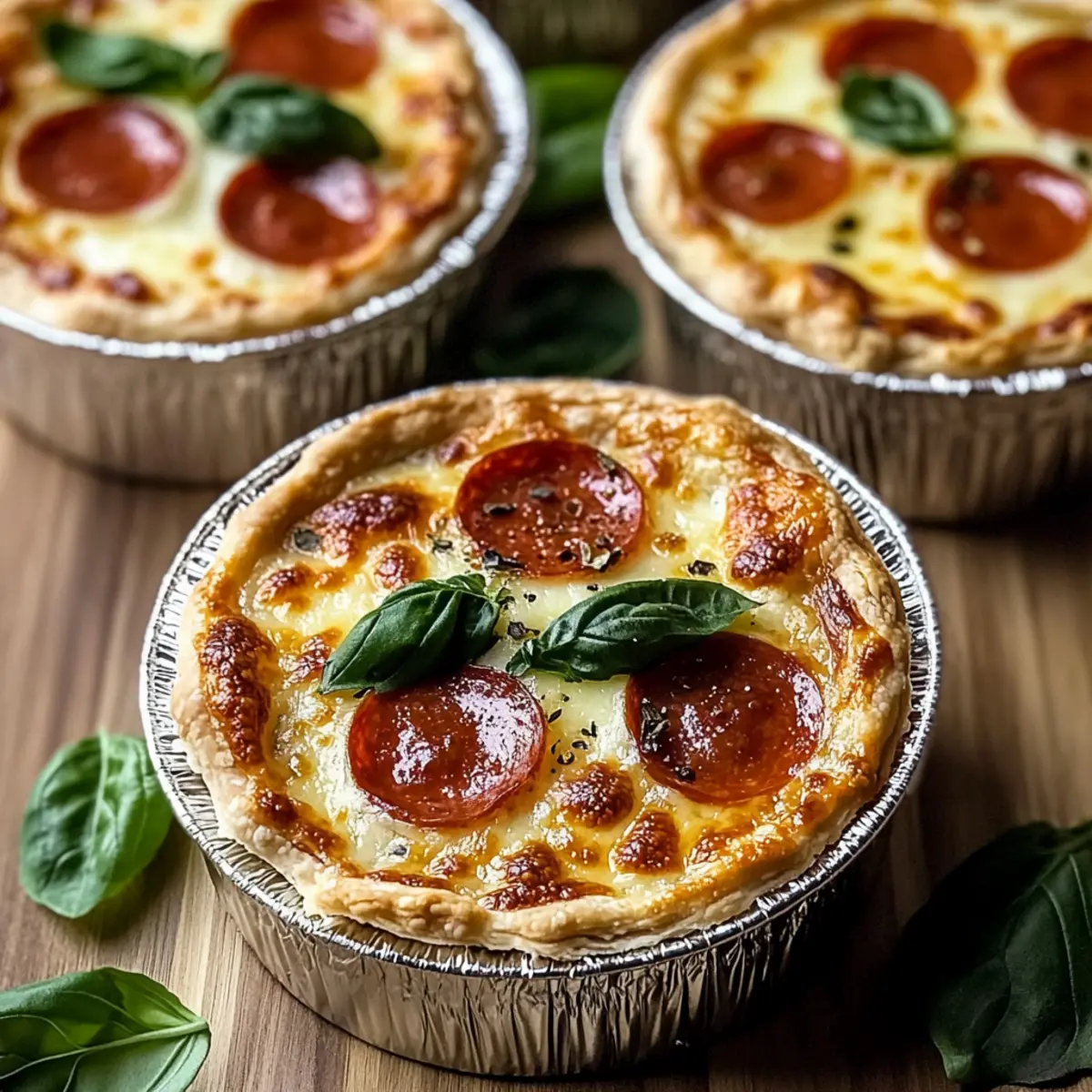 Savory Pizza Pot Pies