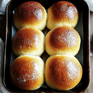 No-Knead Brioche Rolls