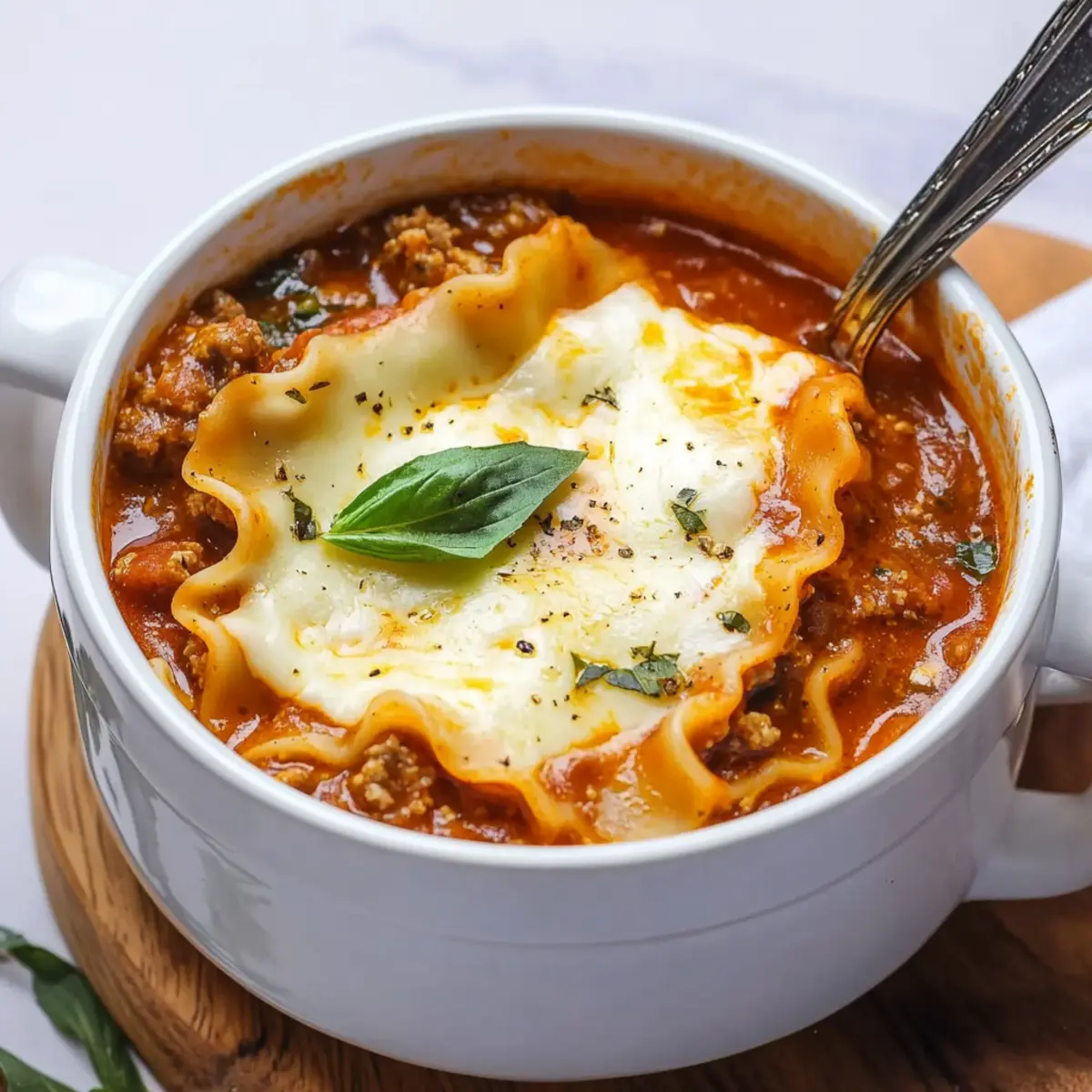 Crockpot Lasagna Soup
