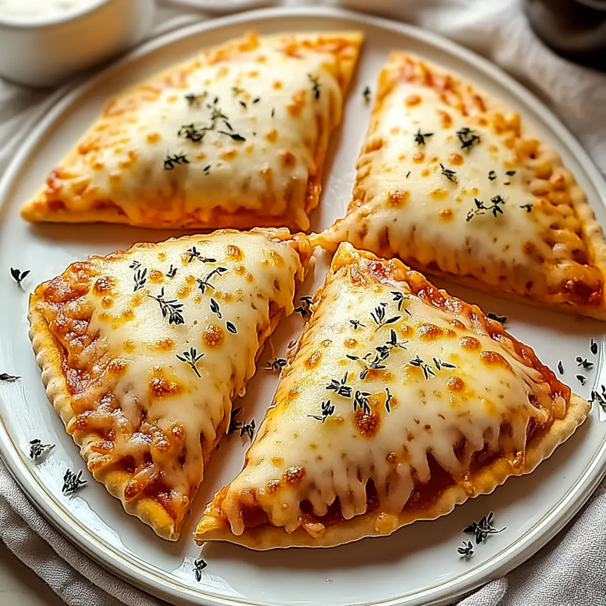 Savory High Protein Pizza Hot Pockets