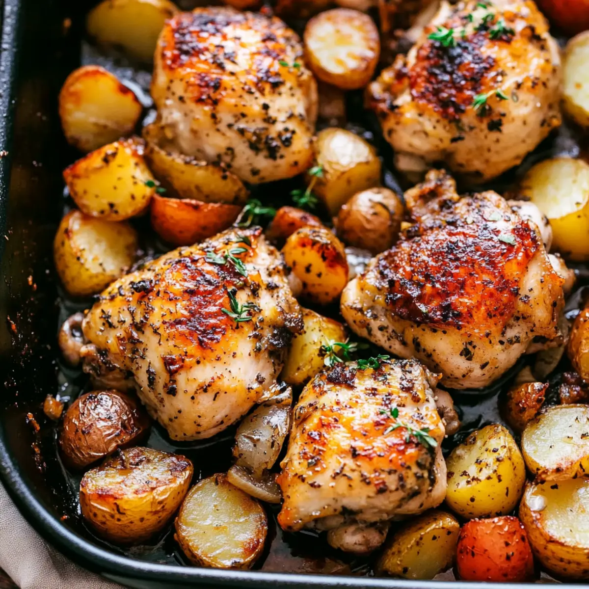 One-Pan Chicken and Potatoes