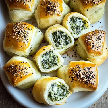 Spinach Dip Rolls