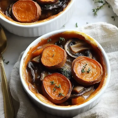 Mushroom and Sweet Potato Potpie