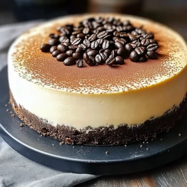 Coffee Lover’s Cheesecake