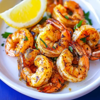 Peri Peri Shrimp Skewers