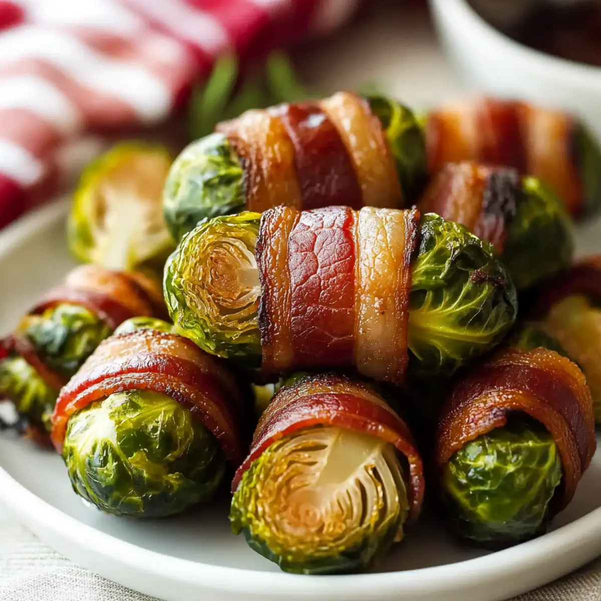 Bacon Wrapped Brussels Sprouts