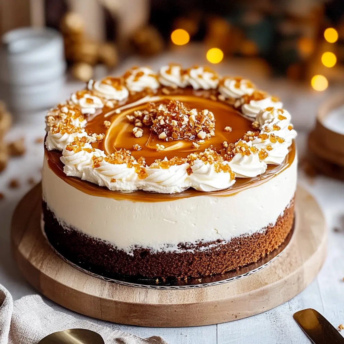 Caramel Brûlée Latte Cake
