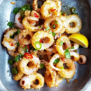 Crispy Salt and Pepper Squid