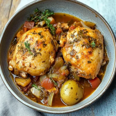 Savory Chicken Chasseur