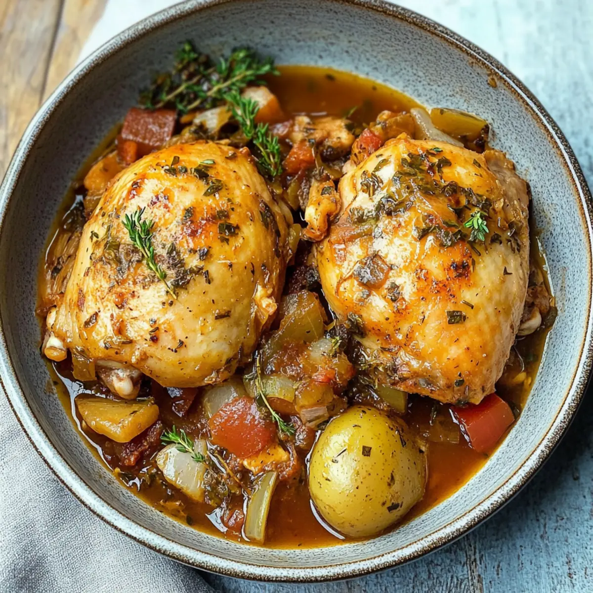 Savory Chicken Chasseur