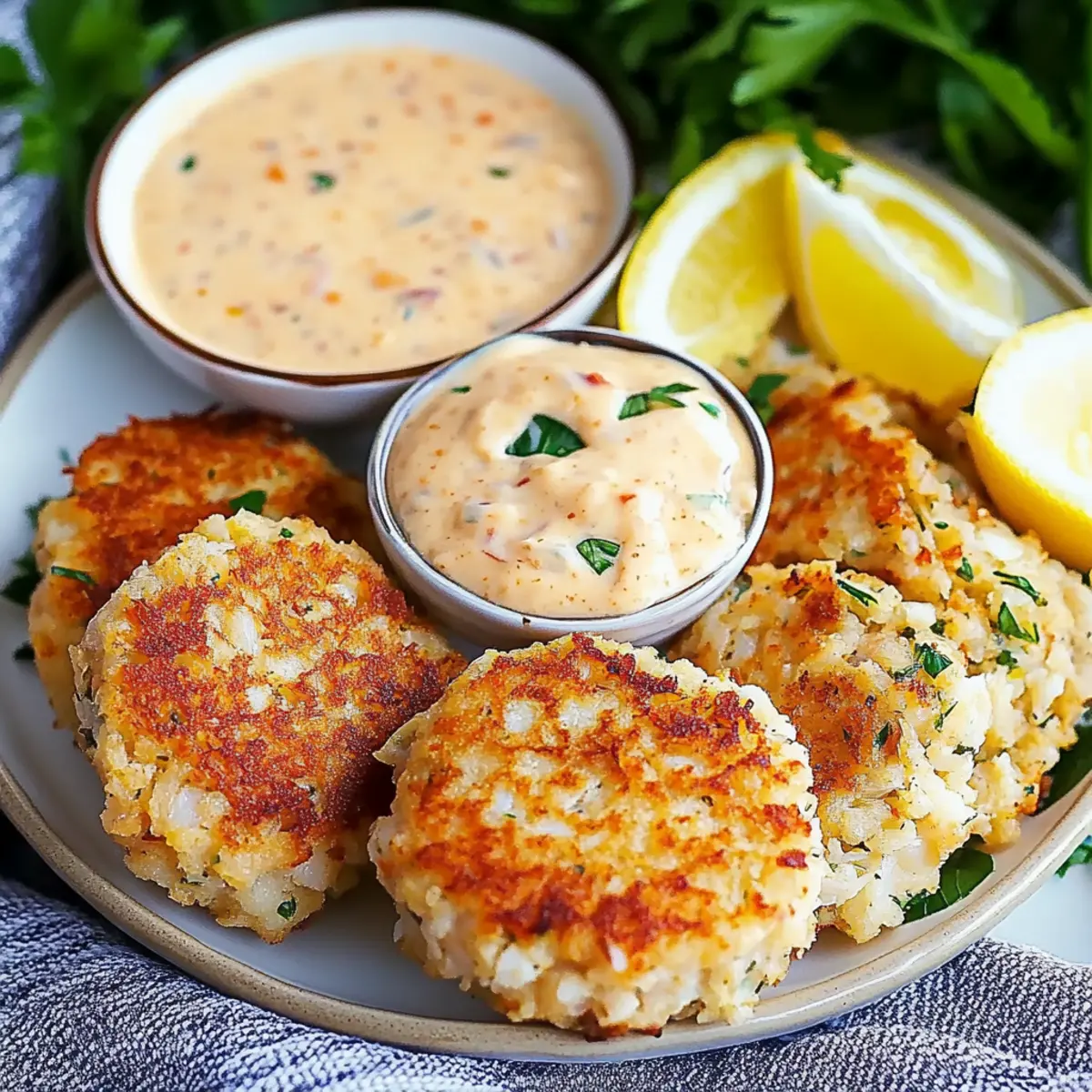 Crab Cakes with Remoulade Sauce