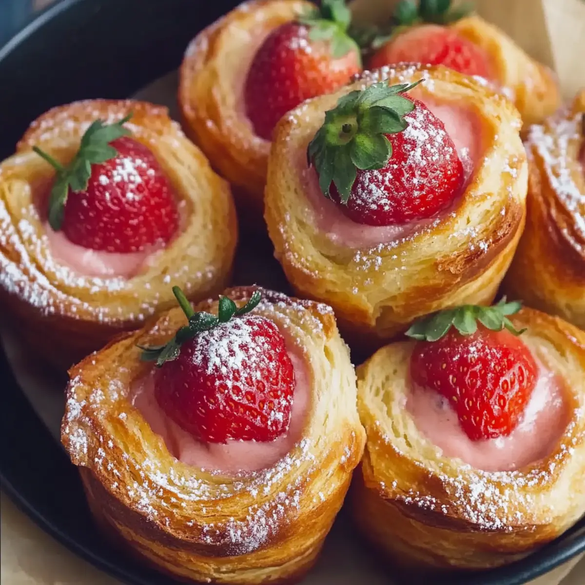 Strawberry Brioches
