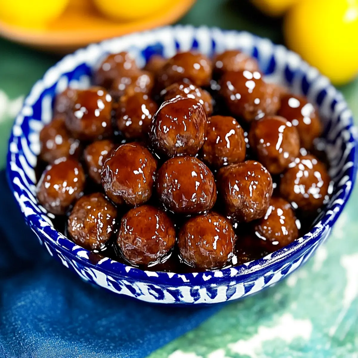 Slow Cooker Whiskey Meatballs