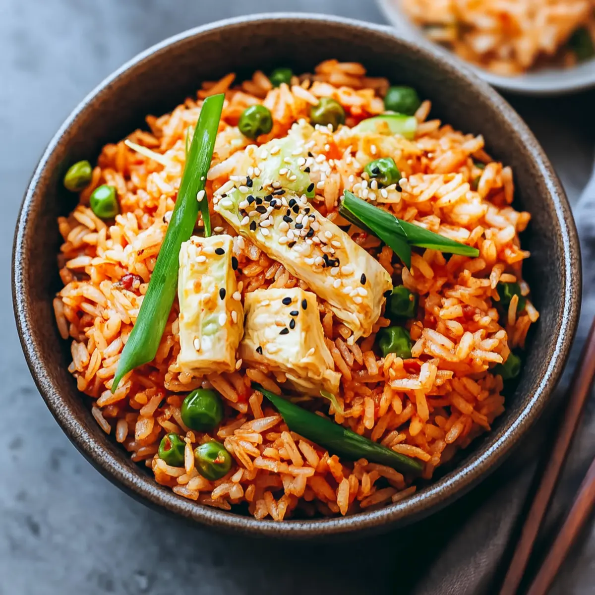 Vegan Kimchi Fried Rice