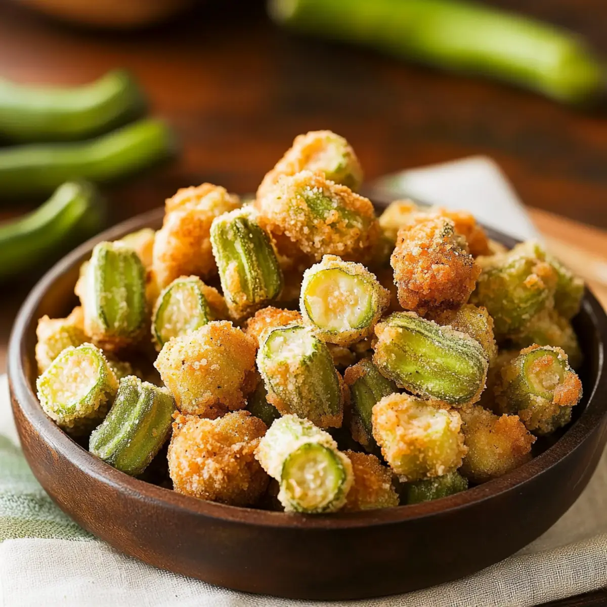 Crispy Southern Fried Okra