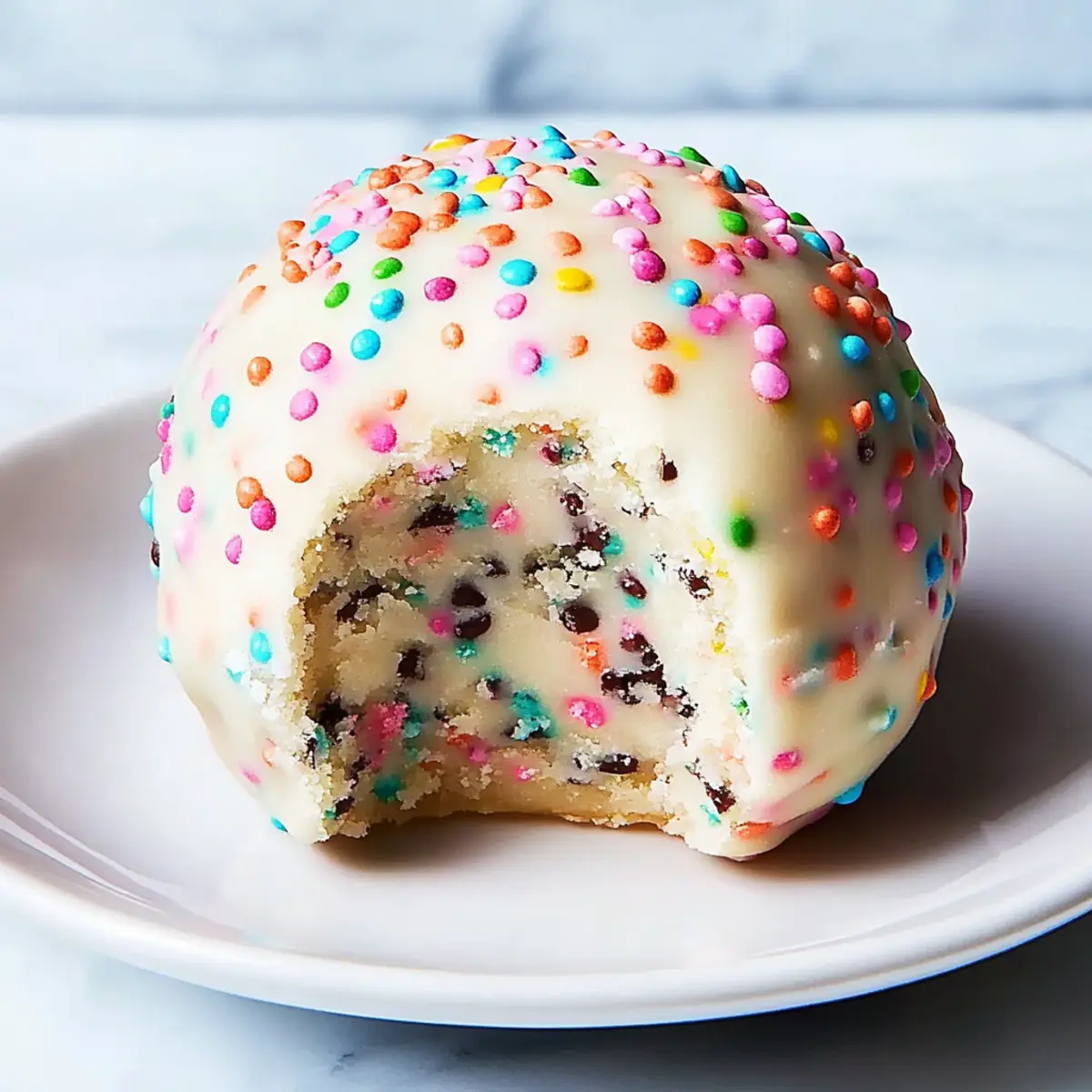 Confetti Cookie Dough Ball