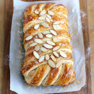 Buttery Almond Pastry Braid