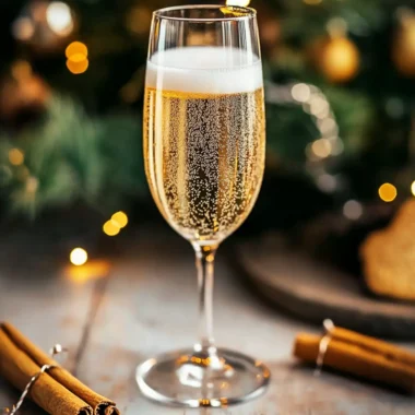 Gingerbread Champagne Cocktail