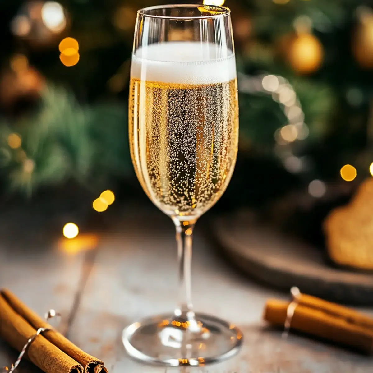 Gingerbread Champagne Cocktail