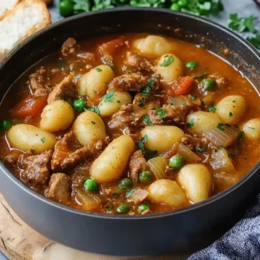Hearty Vegan Stew with Jackfruit Gnocchi