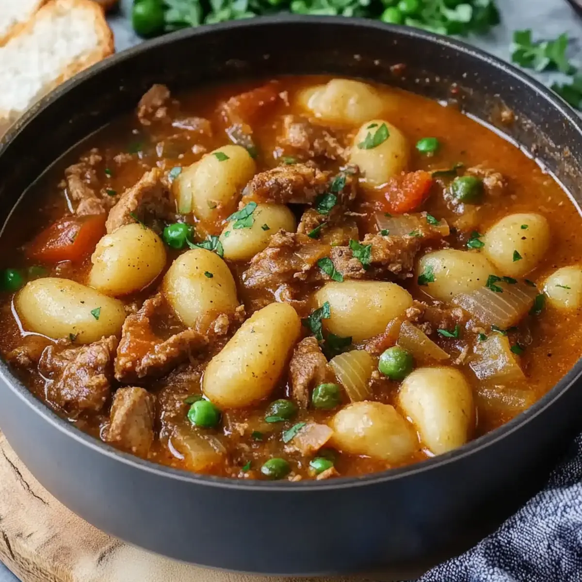 Hearty Vegan Stew with Jackfruit Gnocchi