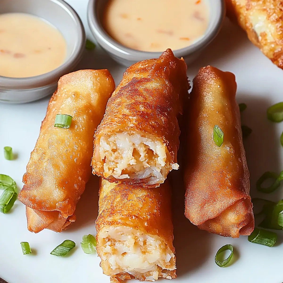 Crab Cake Egg Rolls