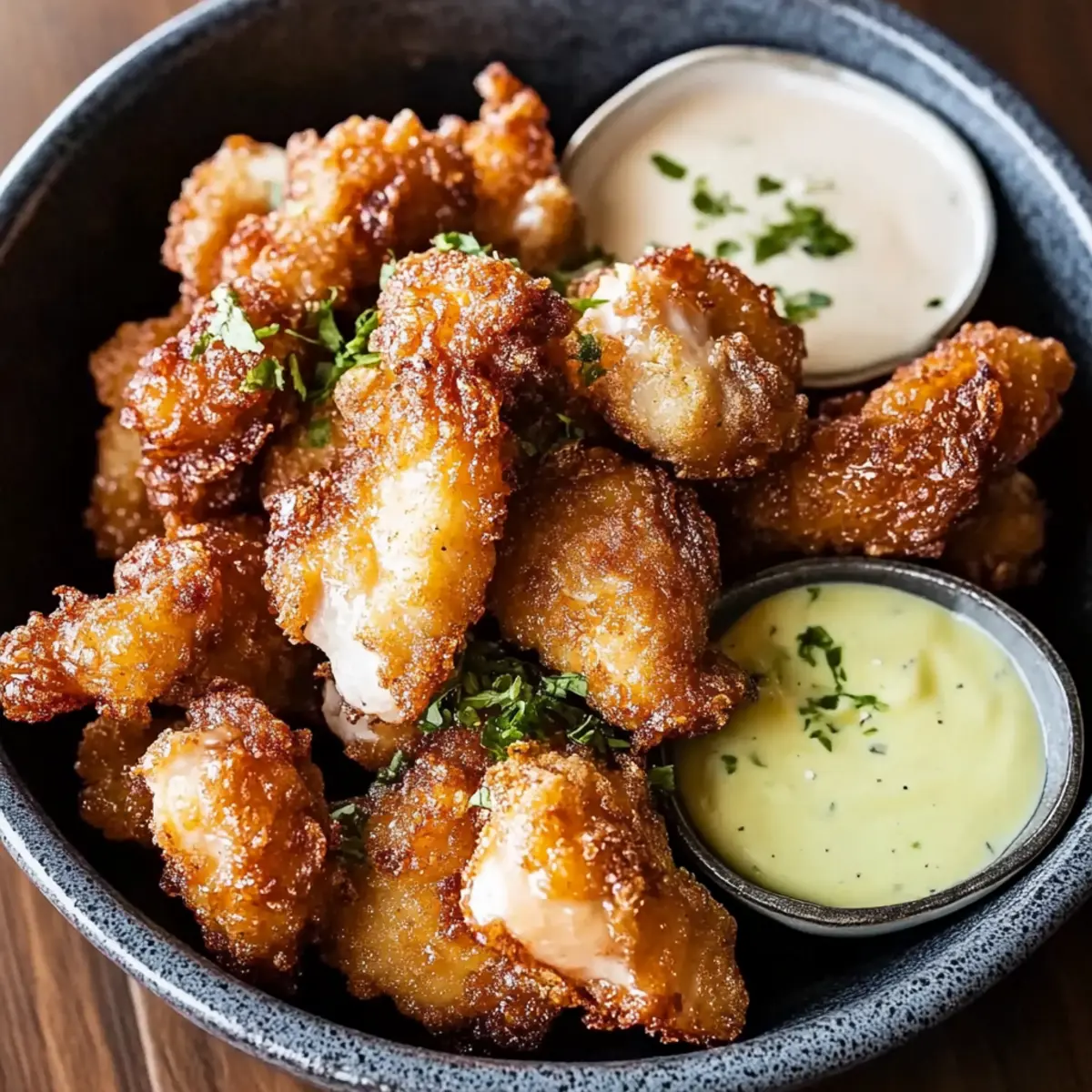 Savory Chicken Karaage with Miso Mayo